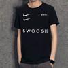 Nike Футболки Мужские Черные С Круглым Вырезом Умеренный Прямой Крой DH0030-010