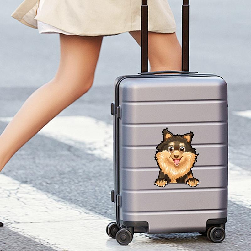 Dog Car Stickers Adhesive Dog Decal Water Resistant Funny Adorable Decals For Cars Wall Window Phone Motorcycle Decoration