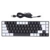 Membrane Gaming Keyboard 68 Keys RGB Backlit Ergonomic USB Interface Computer Keyboard for Win