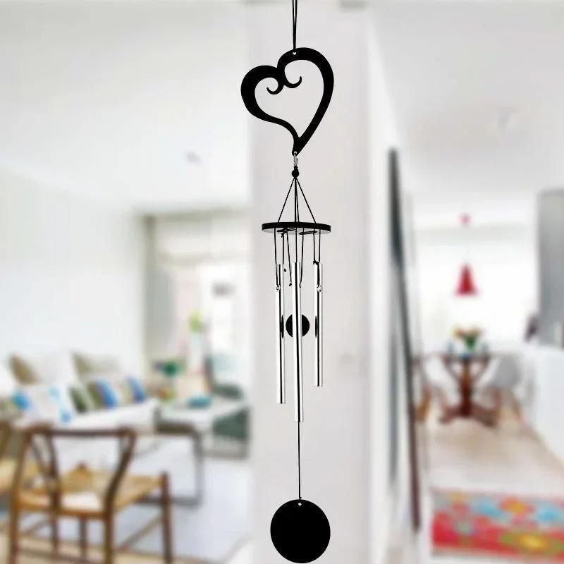 2024 Handmade Hollow Iron Craft Wind Chime Creative Novelty Metal Pendant Bedroom Crafts Hanging Decoration Gift Room Accessorie LS