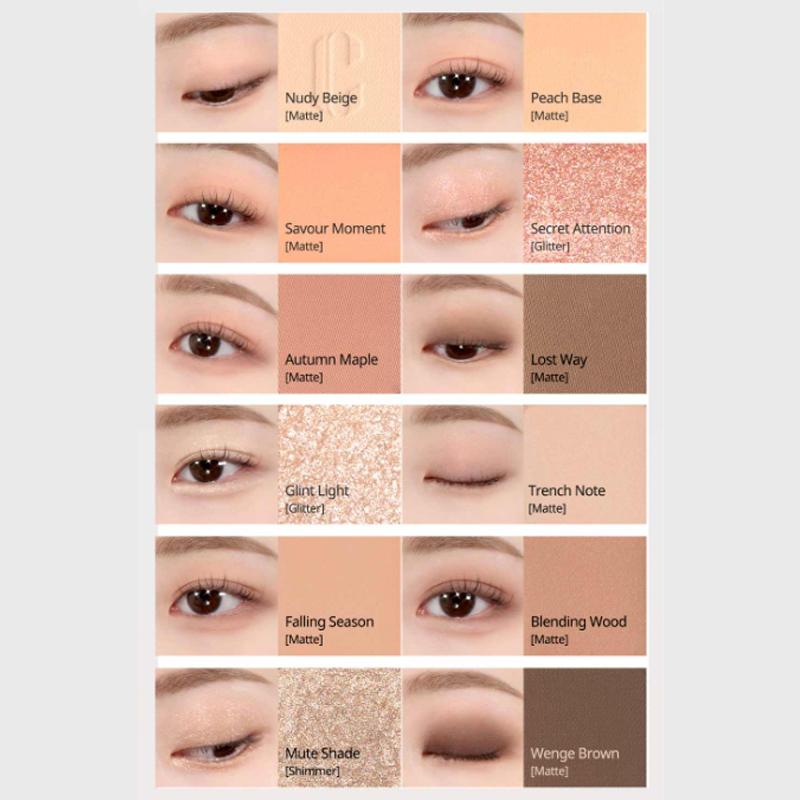 CLUB CLIO Pro Eye Palette Air, 14 цветов (14 вариантов)