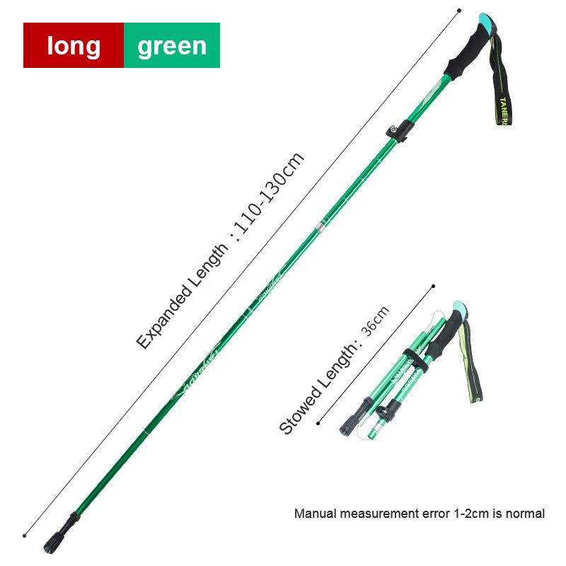 5-секционная телескопическая трость, складная трость из алюминиевого сплава, легкая трость для ходьбы на открытом воздухе, регулируемая