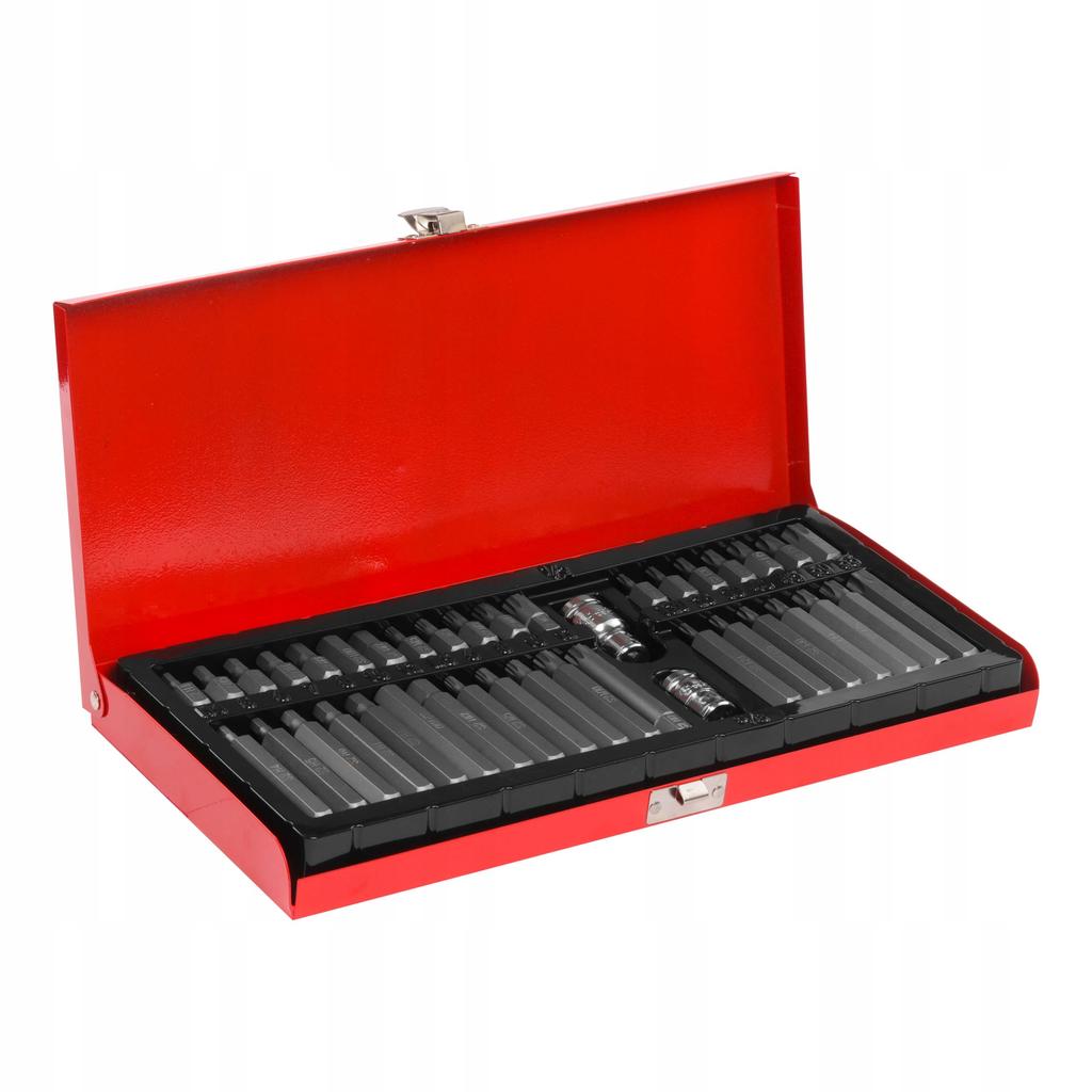 Bit set with S2 STEEL holder (set of 40) QUALITAT 35mm 75mm Vorstahl