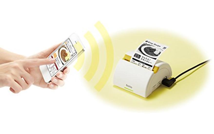 King Jim Screen Printer Rolt White exclusive app PT10 Shiro [iPhone compatible]