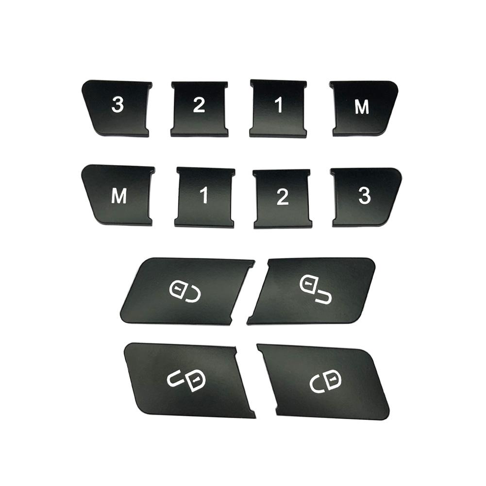 Наклейка на кнопку подъема окна автомобиля, дверной замок, кнопка разблокировки, наклейка для Mercedes Benz ABCE GLA CLA GLK GL ML GLE