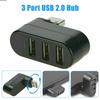 High Speed 3 Port USB 2.0 Multi HUB Splitter Expansion Desktop PC Laptop Adapter