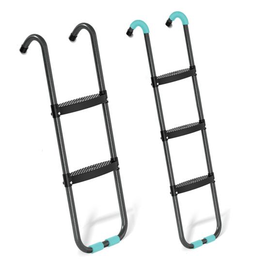Лестница для батута с 2/3 ступеньками, высокая грузоподъемность, простая сборка, детский батут для улицы от 6 до 16 футов, лестница для скалолазания, аксессуары для батута