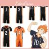 Haikyuu High Karasuno School Uniform Sportswear Suit Jersey Costumes Cosplay