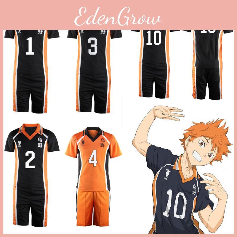 Haikyuu High Karasuno School Uniform Sportswear Suit Jersey Costumes Cosplay