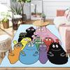 Custom Name Colorful Cartoon Barba-papa Rug Game Carpet, Floor Mat for Bedroom Living Room Entryway Rug, Home Decor Idea Gift for Christmas birthday