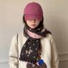 Little Deer Knitted Scarf Floral Shawl Wrap Sweet Cashmere Scarves  Pashmina