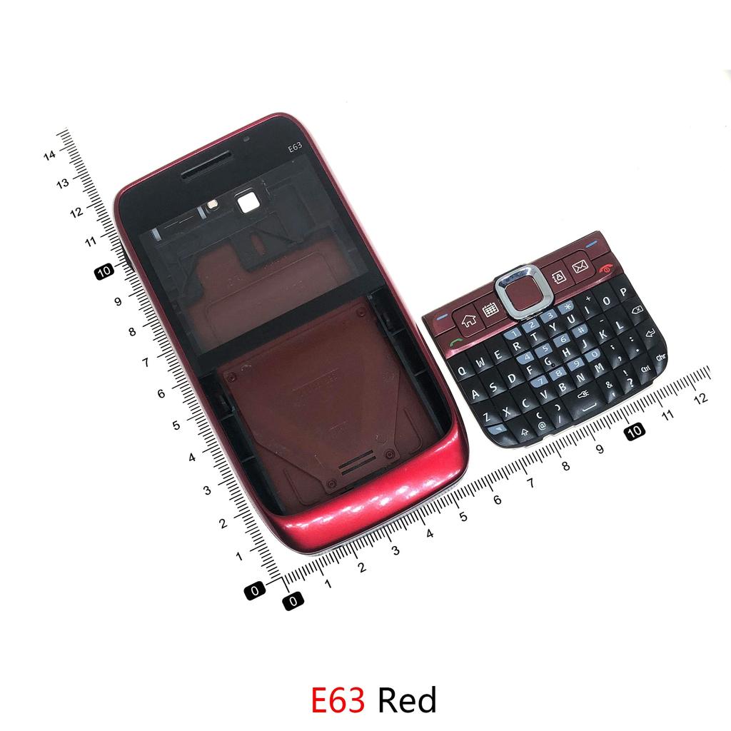 Корпус телефона Для Nokia E5 E63 E71 E72 Задняя и передняя панель Рамка крышка с клавиатурой