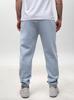 Men's Light Blue Sweatpants GOOD LUCK Print Logo XL