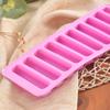 Finger Shaped Silicone Molds, 10-Cavities Rectangle Chocolate Bar Mold for Croquette, Dog Treats, Crayons, Ice Cubes
