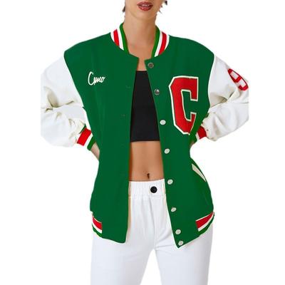 Осенняя новая женская повседневная верхняя бейсбольная майка универсальная куртка