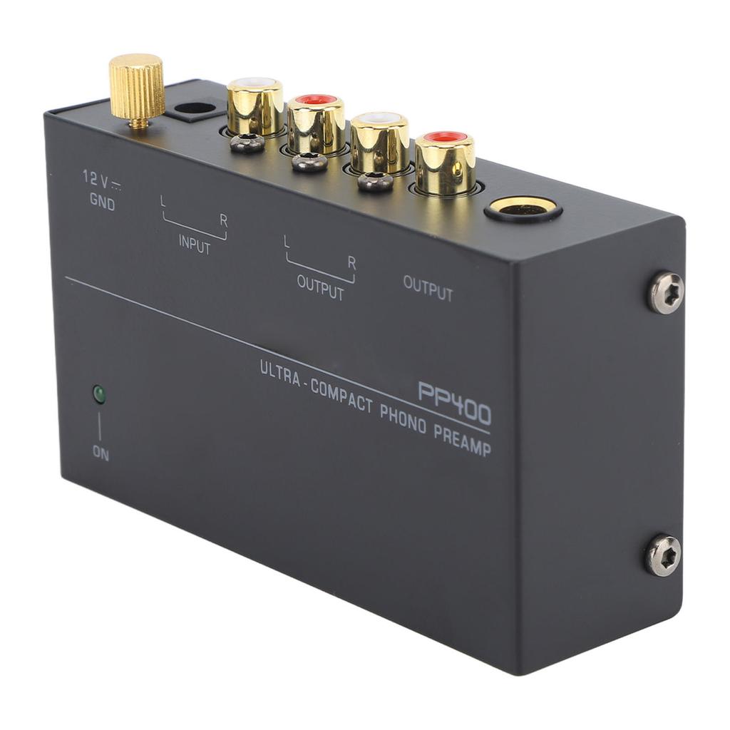 PP400 Фонокорректор Ультракомпактный Фонокорректор для Проигрывателя 100-240В Вилка США