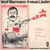 7-дюймовая пластинка WOLF BIERMANN 4 Neue Lieder T76038 Wagenbachs Quar Германия Поп Б/у