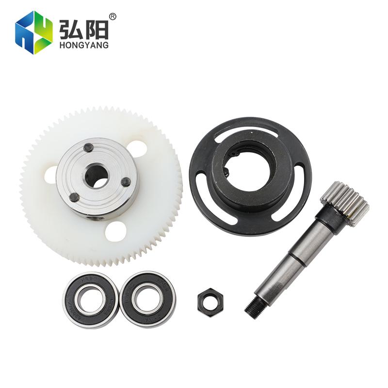 CNC Machine Tool Nylon Eccentric 80 Teeth 100 Teeth Gear Nylon Wheel Straight Tooth Eccentric Rack Tooth Shaft Synchronous Wheel