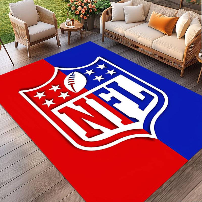Ковер с принтом NFL, Моющийся напольный ковер, Для прихожей, Общежития, Прачечной, Офиса, Кабинета, Декор дома, Подарок на День рождения, Рождество