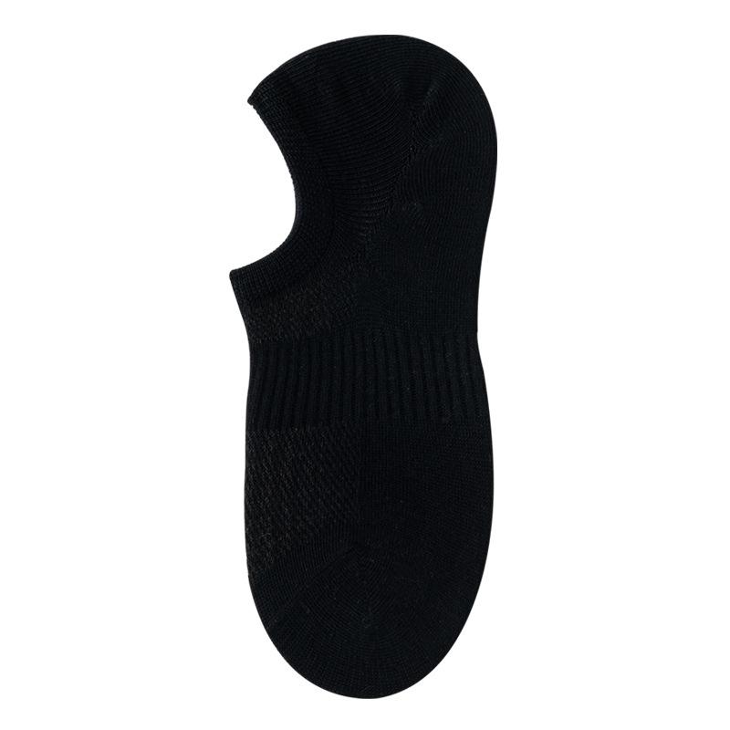 Мужские весенне-летние короткие носки, сетчатые невидимые хлопковые носки, не скатывающиеся носки-лодочки, не сползающие и невидимые носки