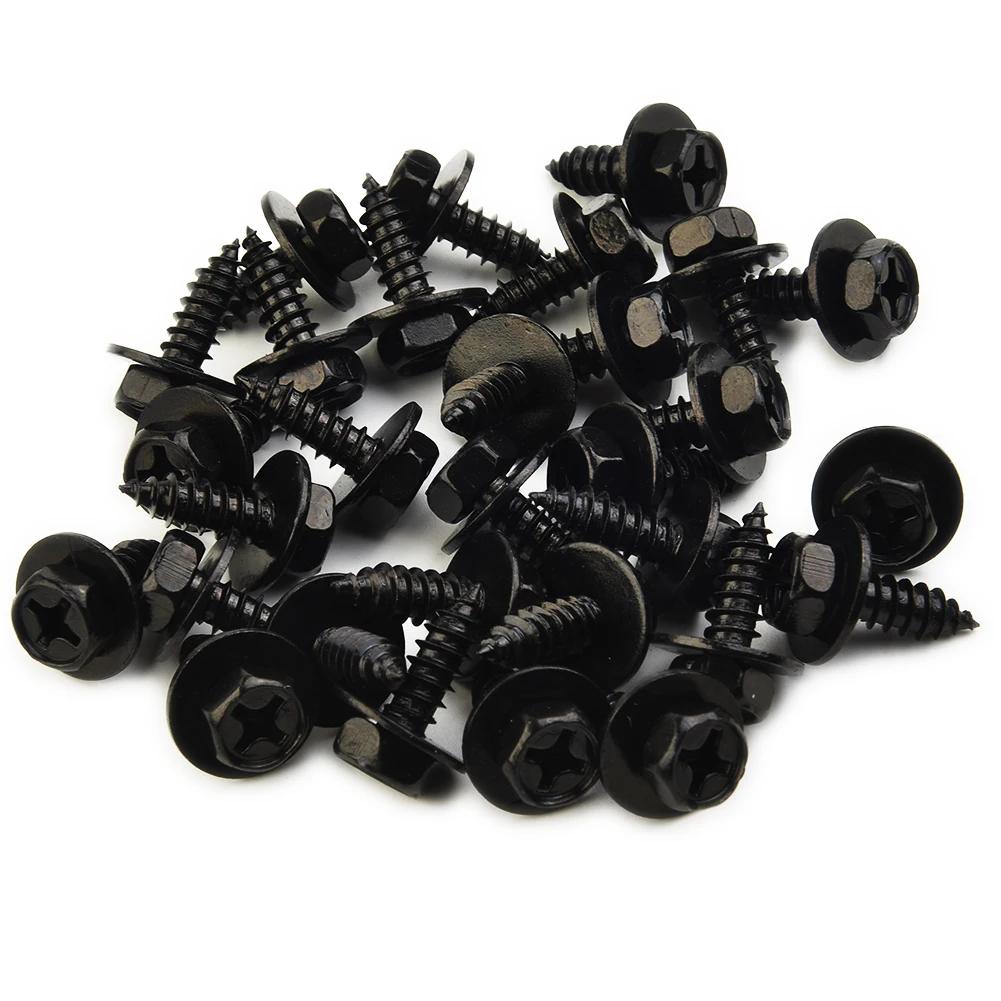 30pcs Car Wheel Arch Screw Retainer Fastener Clips Fits For Toyota 90159-60498 Car Accessories Auto Fastener Clips