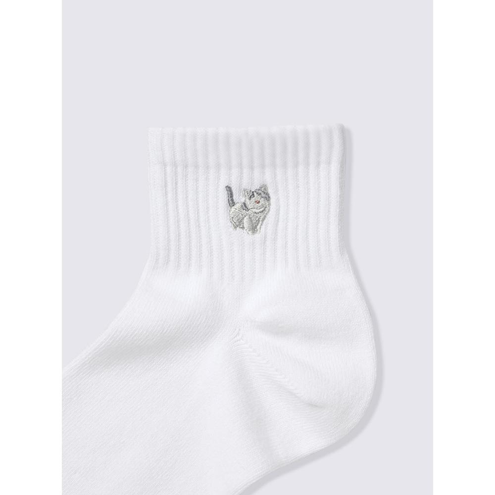 GU by Uniqlo Вышитые носки до щиколотки