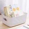 Storage Basket Solid Color Space-Saving Plastic Tissue Makeup Holder Home Decor