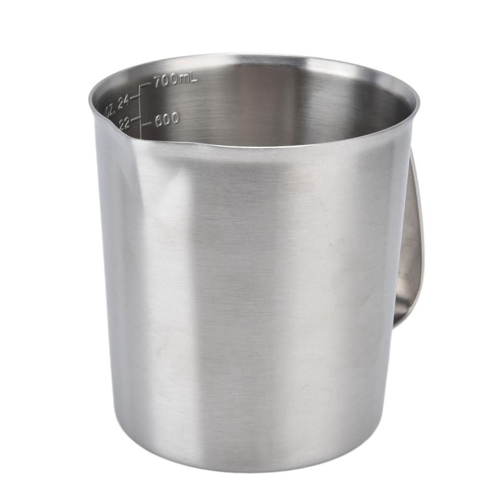700ML Capacity Measuring Cup Heavy-Duty Stainless Steel Cup Coffee Cup Baking And Cooking
