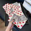 New long silk scarf women's simulation fashion versatile thin narrow scarf with shirt silk scarf Korean version small