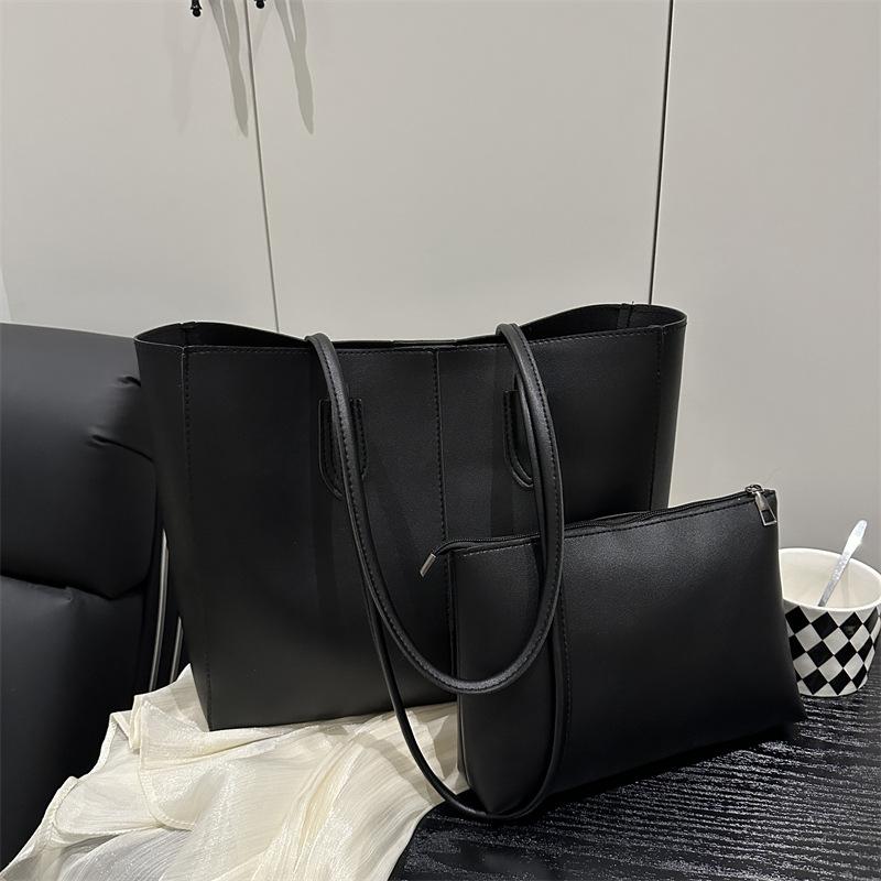 Сумка-тоут на одно плечо под мышкой, новая модная текстура однотонного цвета, повседневная и простая сумка для работы, большая вместимость, сумка для мамы и ребенка