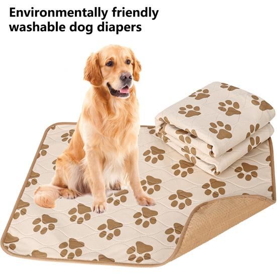 Коврик для подгузников для домашних животных, моющийся на ощупь, предотвращающий дышащий многоразовый полиэстер, тренировочный коврик для мочи, водонепроницаемый индукционный коврик для мочи для домашних животных, товары для домашних животных