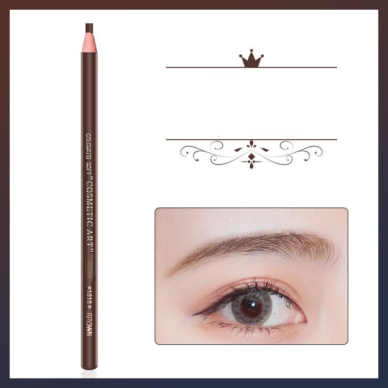 5 цветов карандаш для бровей водостойкий прочный не размазывающийся из натуральной древесины твердый стержень деревянный карандаш для бровей ручка для бровей золотая