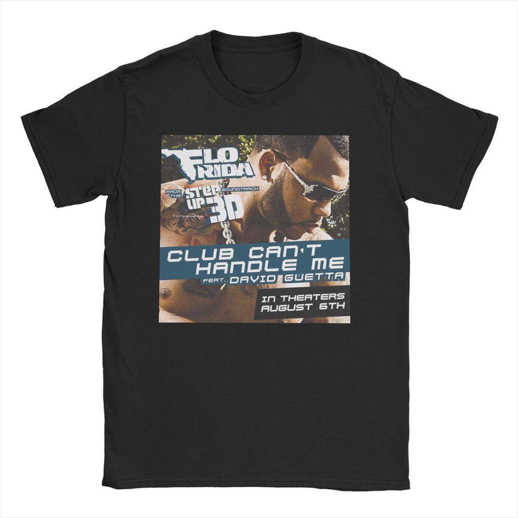 Casual vintage color Flo Rida TShirts Unisex Women Round Collar Cotton T Shirt Short Sleeve Tees Printed Tops