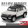 1/24 Toyota FJ Land Cruiser SUV внедорожный игрушечный автомобиль литой металлический сплав транспортное средство миниатюрная модель коллекция подарок для мальчиков детей