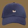 Cotton Men Sunshade Hat Dog Embroidered Peaked Cap Trendy Women Baseball Hat  Versatile