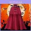 Medieval Gothic Long Cloak Polyester Fabric For Cosplay And Themed Events