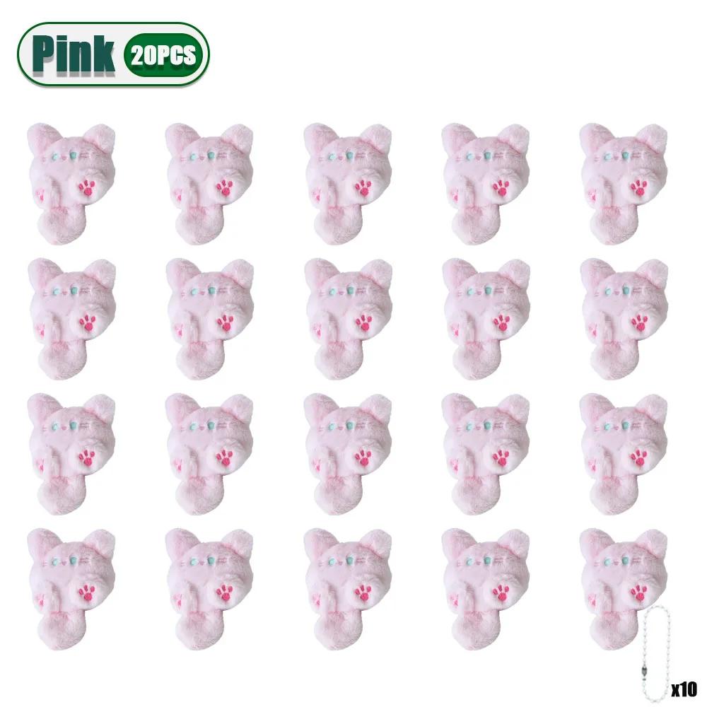 1/3/5/10/20 шт. Очаровательная плюшевая мультяшная кошка, подвесная кукла, мягкая кавайная, украшение для рюкзака для девочек, студенток, рождественский подарок