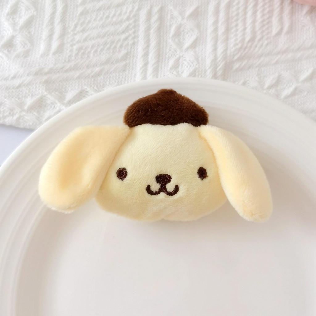 Sanrio My Melody & Cinnamoroll Плюшевая повязка на голову, брошь и подвеска для сумки