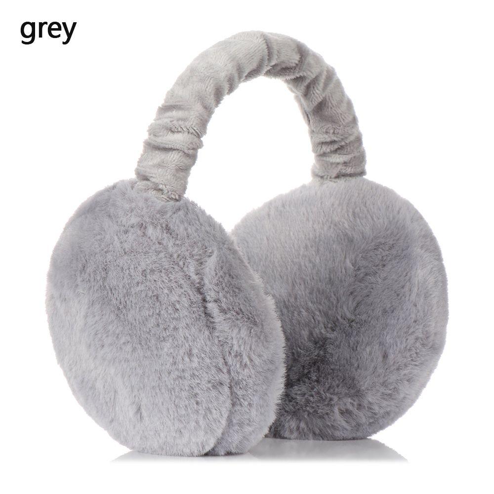 Adjustable Foldable Autumn And Winter Solid Color Women Earmuffs Ear Cover Earflaps