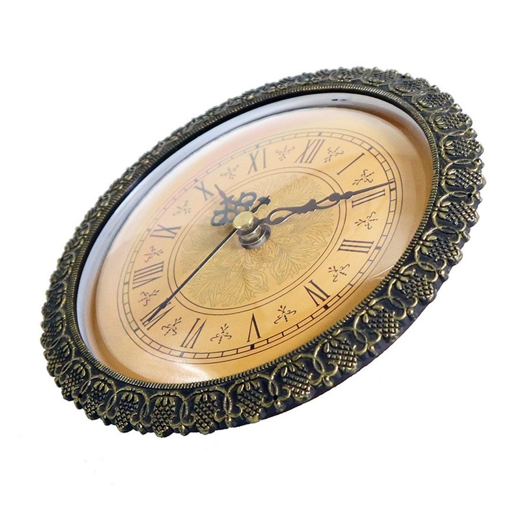 Металлические классические кварцевые часы, механизм с римскими цифрами, украшение для дома