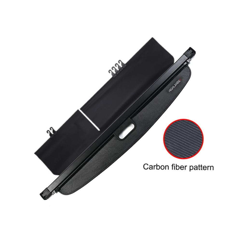 Car Trunk Cargo Cover for Toyota Highlander Kluger XU70 XSE 2020~2025 Luggage Rear Boot Tray Security Shielding Shade Accessorie