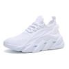 Модные весенне-летние белые кроссовки для женщин, дышащие вязаные кроссовки, сетчатая повседневная спортивная обувь, женская удобная обувь для ходьбы