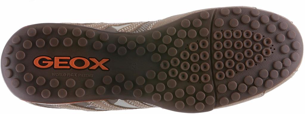 Кроссовки Geox U Snake L (U4207L) beige/dark orange