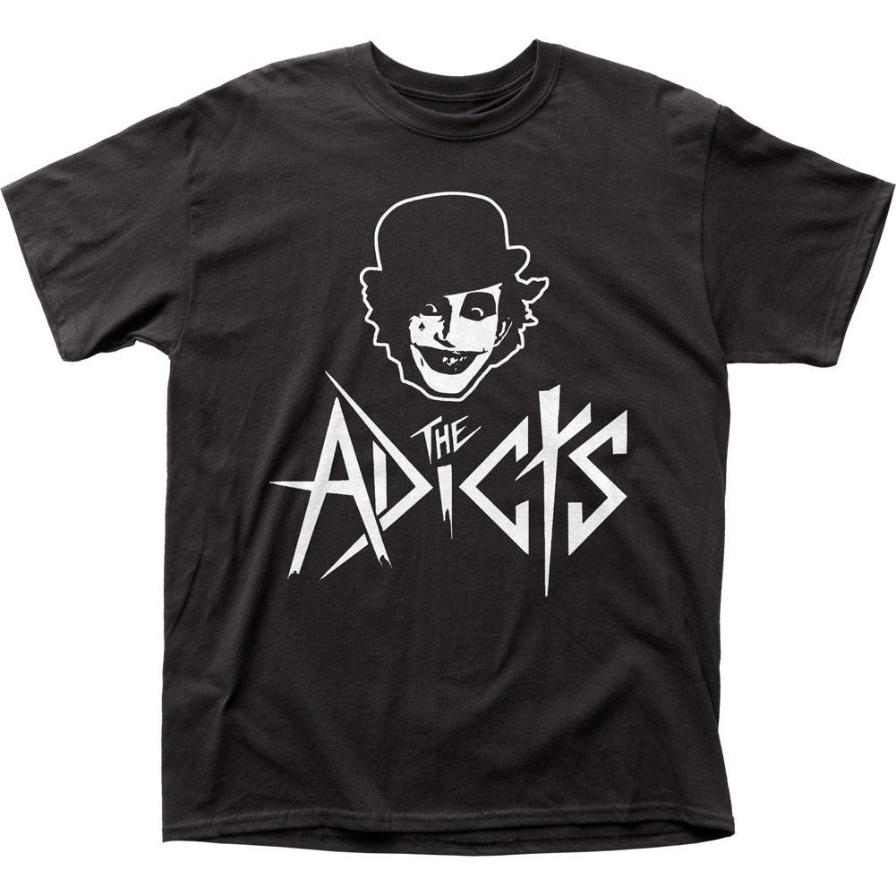 The Adicts Monkey Mens T Shirt Music Classic Concert Rock Band Tee New Black