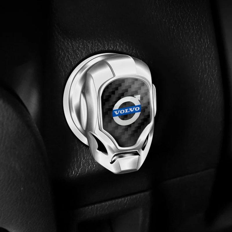 Car Styling Metal One-button Start Button Decorative Stickers For Volvo Xc60 Xc90 V40 V60 S60 V50 V90 S80 C40 XC40 V70 XC70 C30