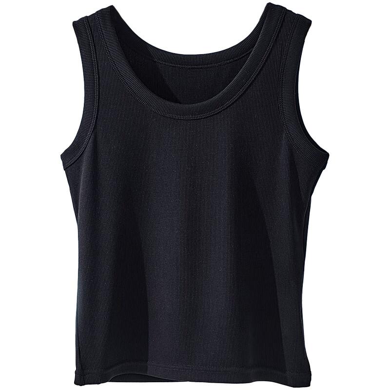 Yiershuang Lyocell Women's Tank Top Sleeveless Wide Strap Loose Breathable Vest