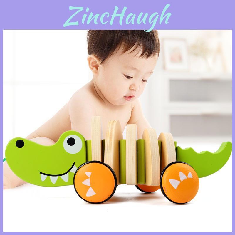 Ideal Gift Option Kids Wooden Puppy Toy Car For Infants And Children Of All Ages