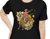 Черная футболка с коротким рукавом "Наездник на быке" Bullrider Tee