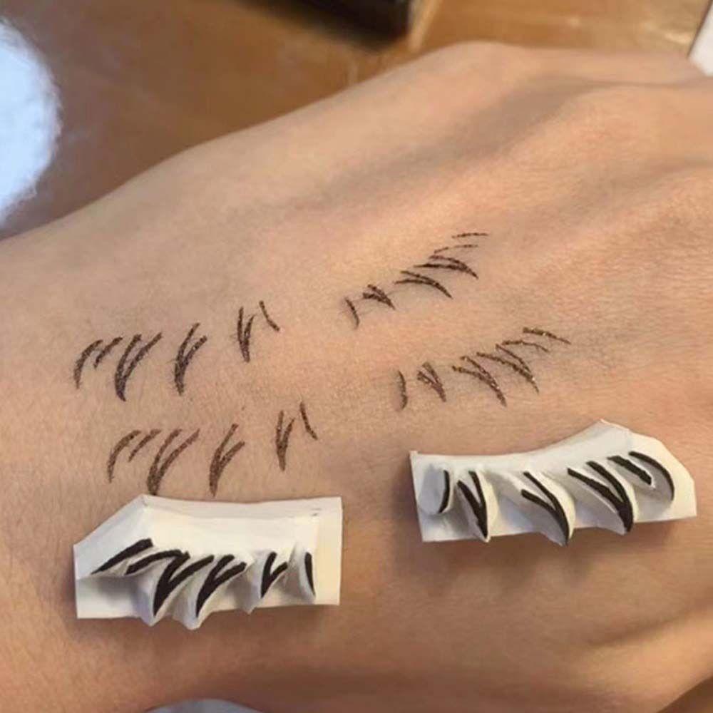 Шаблон для нижних ресниц Little Devil, натуральный штамп для ресниц, косметические средства