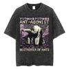 I Grace Thee with My Presence The Harbinger of Awkward Situations Funny Tshirt Goose Japanese Style Washed Vintage Men T Shirt